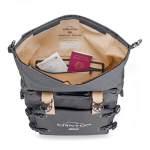Par de bolsas laterales impermeables con sistema de fijación MONOKEY®, 25+25 litros - GRT720B