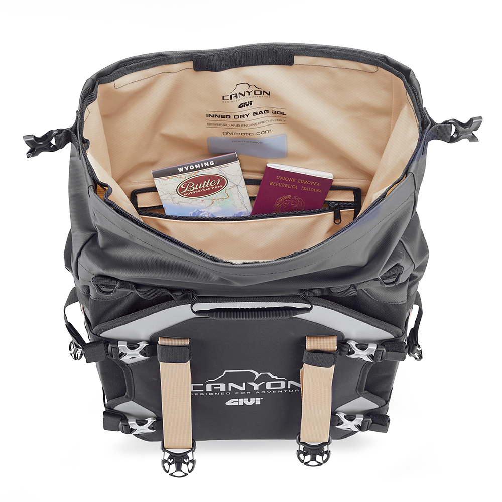 Bolsa lateral impermeable con sistema de fijación MONOKEY® CAM-SIDE, 30 litros - GRT725