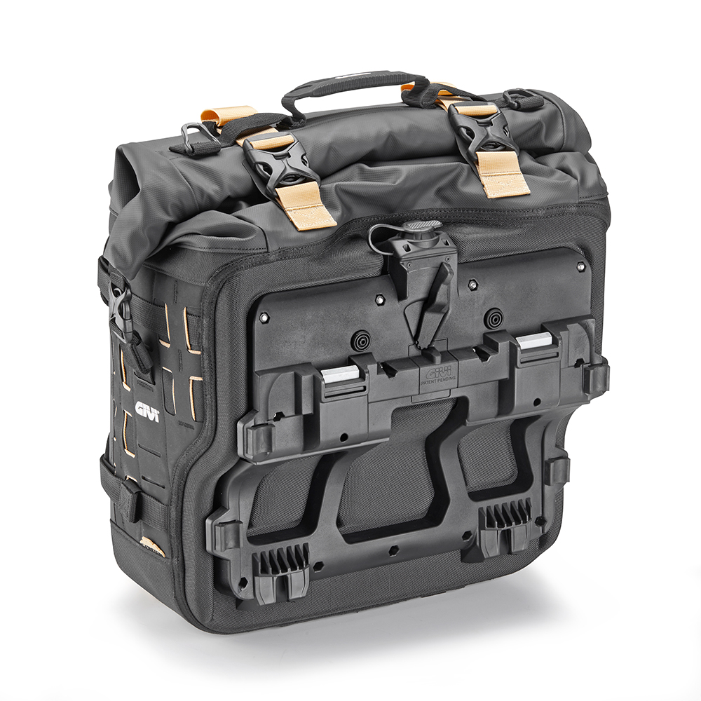 Bolsa lateral impermeable scantonata, con sistema de fijación MONOKEY® CAM-SIDE, 25 litros - GRT727