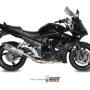 Mivv Slip-On Oval titan con tapa carbono Suzuki GSF 1250 Bandit 2007-16 / GSX 1250 FA 2009-16