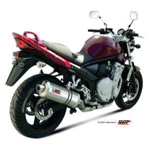 Mivv Slip-On Oval St. Steel Suzuki GSF 650 Bandit 2007-15 / GSX 650 F 2008-15