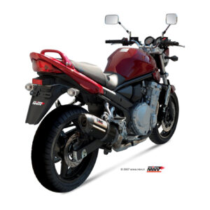 Mivv Slip-On Suono black con tapa carbono Suzuki GSF 650 Bandit 2007-15 / GSX 650 F 2008-15