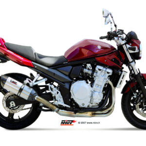 Mivv Slip-On Suono St. Steel con tapa carbono Suzuki GSF 650 Bandit 2007-15 / GSX 650 F 2008-15