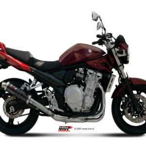 Mivv Slip-On Oval St. Steel Suzuki GSF 650 Bandit 2007-15 / GSX 650 F 2008-15
