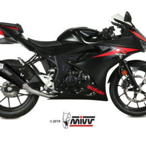 Mivv Full system 1x1 Delta Race black Suzuki GSX-R 125 / GSX-S 125 2017-20