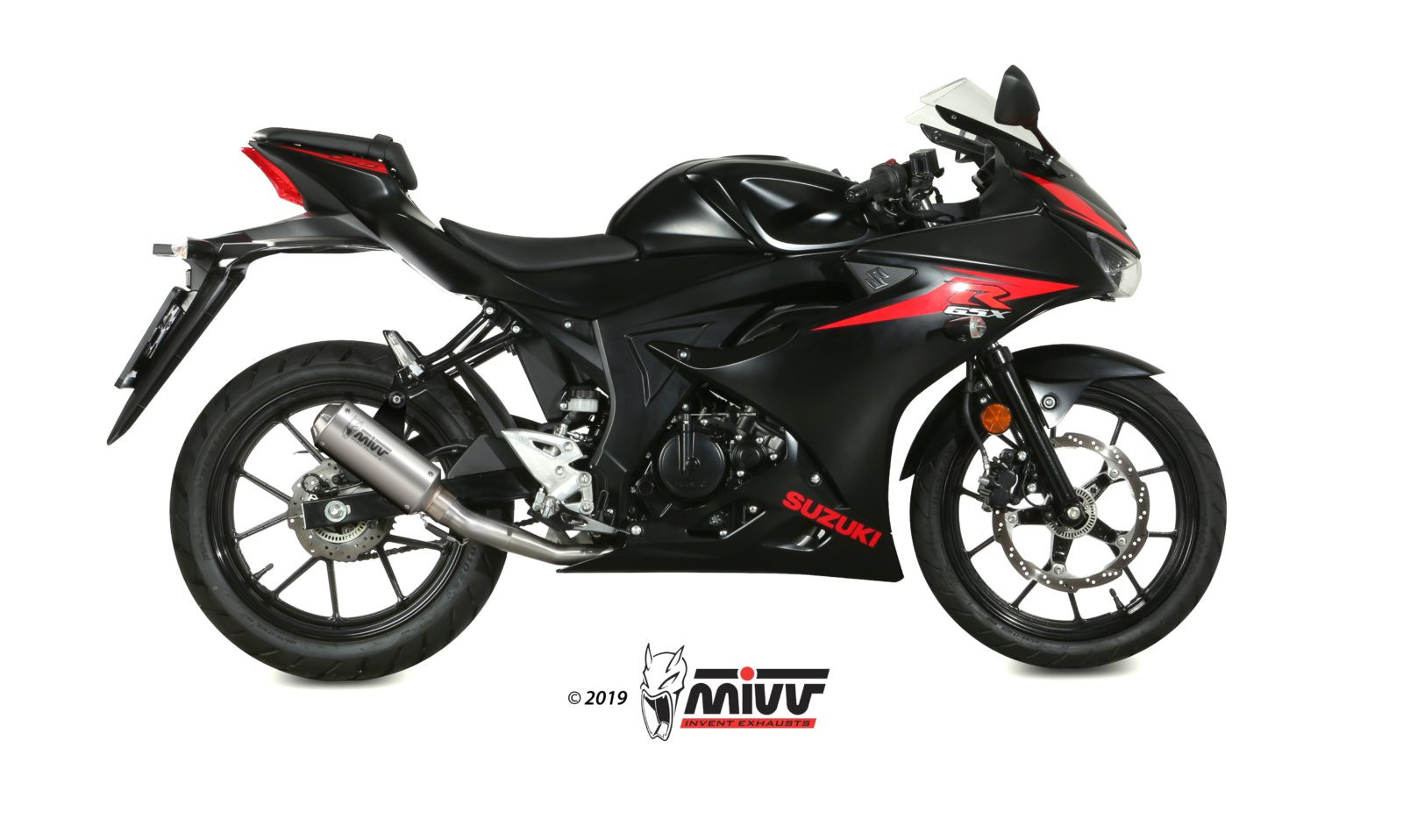Mivv Full system 1x1 MK3 carbono Suzuki GSX-R 125 / GSX-S 125 2017-20