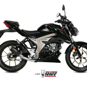 Mivv Full system 1x1 MK3 black Suzuki GSX-R 125 / GSX-S 125  2017-20