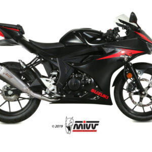 Mivv Full system 1x1 Delta Race St. Steel Suzuki GSX-R 125 / GSX-S 125 2017-20