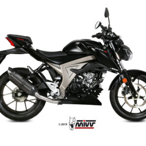 Mivv Full system 1x1 Suono black con tapa carbono Suzuki GSX-R 125 / GSX-S 125 2017-20