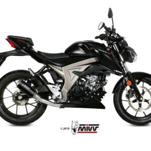 Mivv Full system 1x1 MK3 black Suzuki GSX-R 125 / GSX-S 125  2017-20