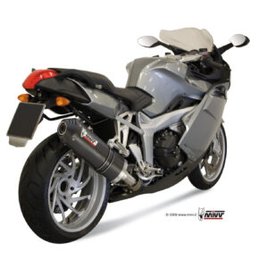 Mivv Slip-On Oval carbono con tapa carbono BMW K 1200 R / S / GT 2005-08
