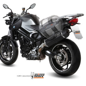 Mivv Slip-On Speed edge black BMW F 800 R / GT 2009-20