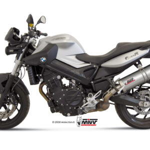 Mivv Slip-On Oval titan con tapa carbono BMW F 800 R / GT 2009-20