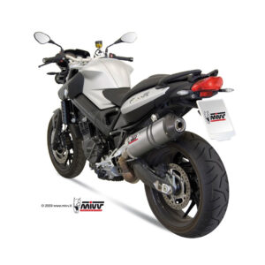 Mivv Slip-On Oval titan con tapa carbono BMW F 800 R / GT 2009-20