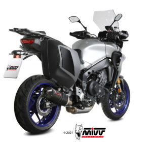 Mivv Full system 3x1 Oval carbono con tapa carbono Yamaha Tracer 9 / GT 2021-24