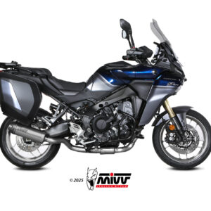 Mivv Full system 3x1 AK-1 Titanio con tapa de carbono Yamaha Tracer 9 / GT / GT+ 2025