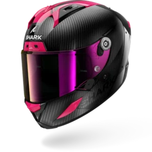 CASCO SHARK AERON Carbon Skin Carbon Violet Blue