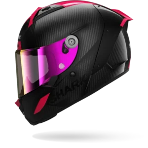 CASCO SHARK AERON Carbon Skin Carbon Violet Blue