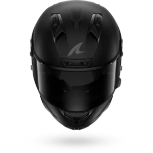 CASCO SHARK AERON Dark Shadow Matte Black Matte