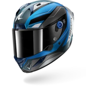CASCO SHARK AERON MEKARIUM Carbon Blue Silver