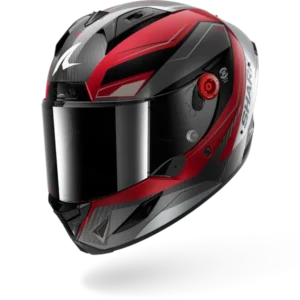 CASCO SHARK AERON MEKARIUM Carbon Red Silver