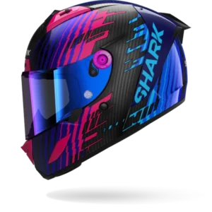 CASCO SHARK AERON Edgy Carbon Blue Chrome