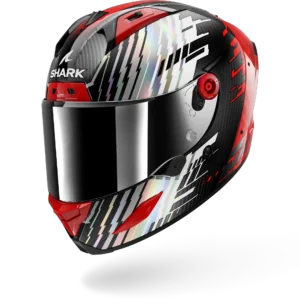 CASCO SHARK AERON Edgy Carbon Red Chrome