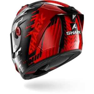 CASCO SHARK AERON Edgy Carbon Red Chrome