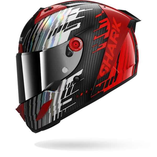 CASCO SHARK AERON Edgy Carbon Red Chrome