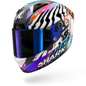CASCO SHARK AERON SPEED-FANCY Carbon White Orange