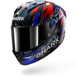CASCO SHARK AERON ZARCO GP DE FRANCE Carbon Blue Chrom