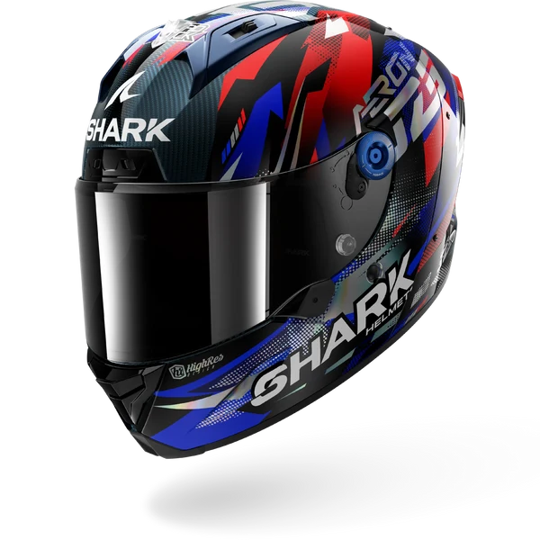 CASCO SHARK AERON ZARCO GP DE FRANCE Carbon Blue Chrom