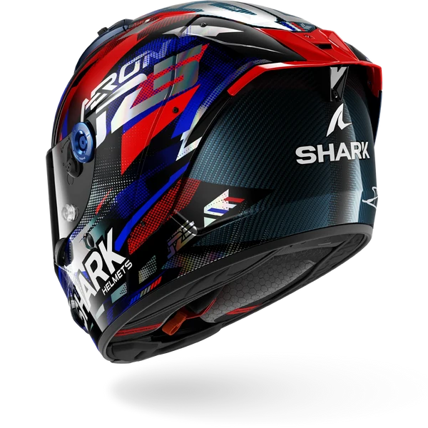 CASCO SHARK AERON ZARCO GP DE FRANCE Carbon Blue Chrom