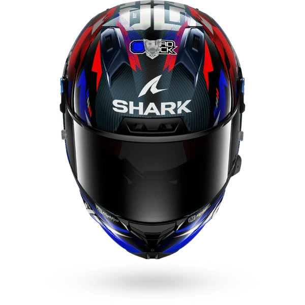 CASCO SHARK AERON ZARCO GP DE FRANCE Carbon Blue Chrom