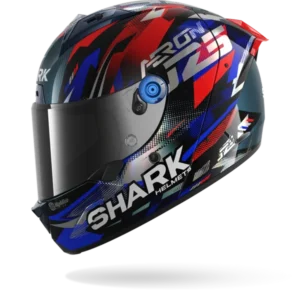 CASCO SHARK AERON ZARCO GP DE FRANCE Carbon Blue Chrom
