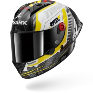 CASCO SHARK AERON GP REPLICA RAUL FERNANDEZ Carbon White Yellow