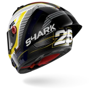 CASCO SHARK AERON GP REPLICA RAUL FERNANDEZ Carbon White Yellow