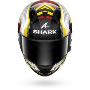 CASCO SHARK AERON GP REPLICA RAUL FERNANDEZ Carbon White Yellow