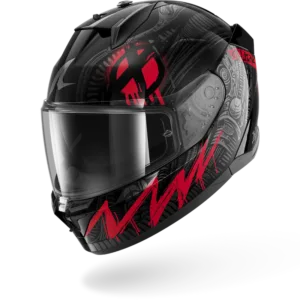 CASCO SHARK D-SKWAL 3 SHIEVER Black Anthracite Red