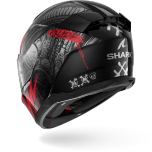 CASCO SHARK D-SKWAL 3 SHIEVER Black Anthracite Red