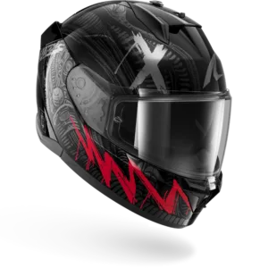 CASCO SHARK D-SKWAL 3 SHIEVER Black Anthracite Red