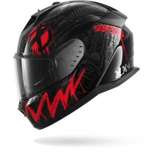 CASCO SHARK D-SKWAL 3 SHIEVER Black Anthracite Red
