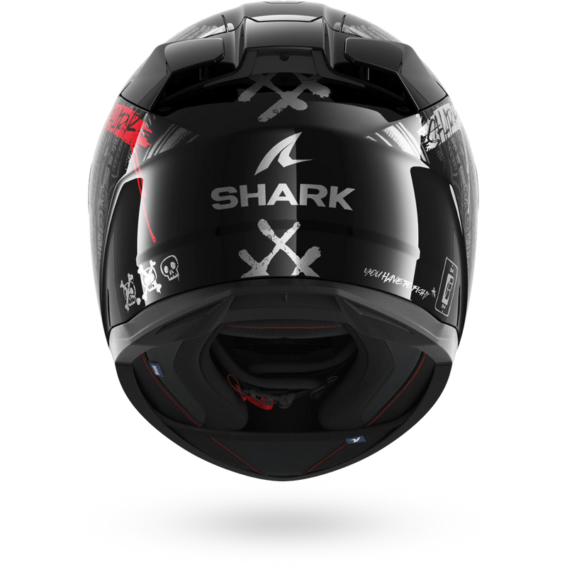 CASCO SHARK D-SKWAL 3 SHIEVER Black Anthracite Red