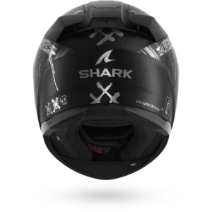 CASCO SHARK D-SKWAL 3 SHIEVER Mat Black Anthracite Silver
