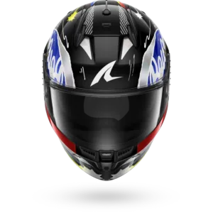 CASCO SHARK D-SKWAL 3 STREETRUSH Black Blue Chrom