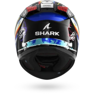 CASCO SHARK D-SKWAL 3 STREETRUSH Black Blue Chrom