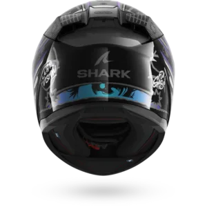 CASCO SHARK D-SKWAL 3 STREETRUSH Black Green Chrome