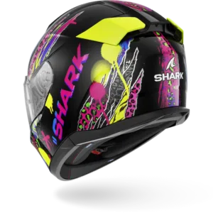 CASCO SHARK D-SKWAL 3 FAWN Black Violet Yellow