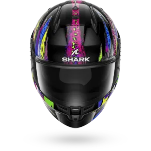 CASCO SHARK D-SKWAL 3 FAWN Black Violet Yellow