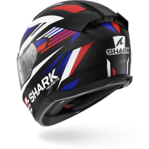 CASCO SHARK D-SKWAL 3 Firstlap Matte Black Blue Red